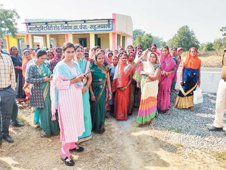 गौठान एवं सामुदायिक स्वास्थ्य सुविधाओं का लिया जायजा