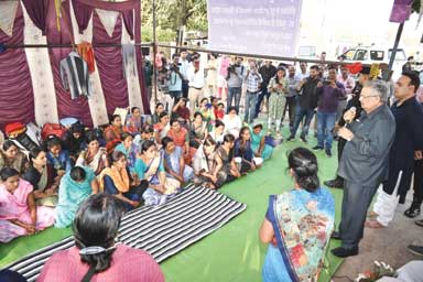 महिलाओं के आंदोलन को रमन का समर्थन