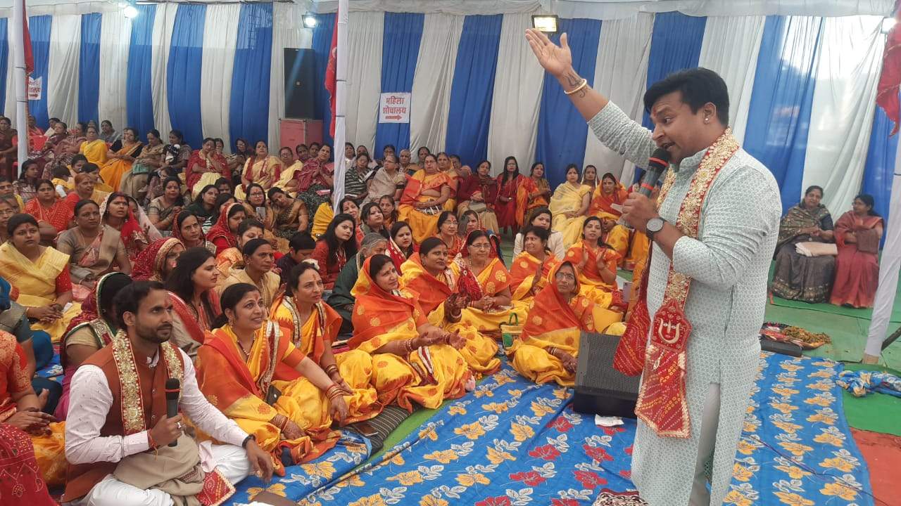 मंगल पाठ के साथ दादी रानी सती के वार्षिक उत्सव का समापन मंगल पाठ के साथ दादी रानी सती के वार्षिक उत्सव का समापन