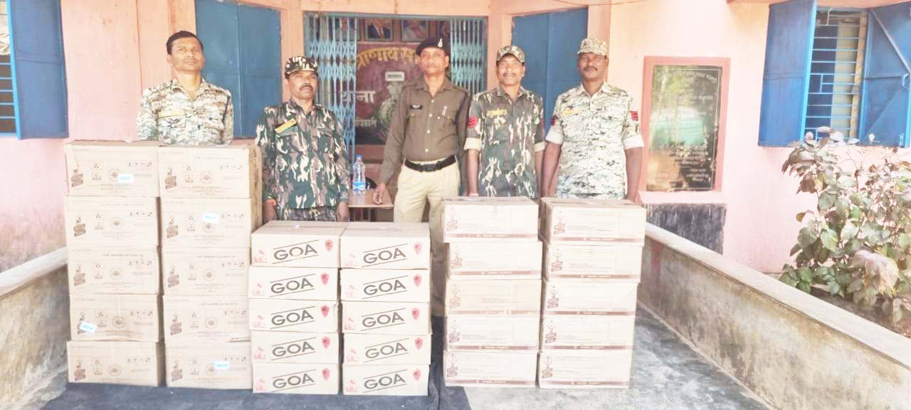 लाखों की शराब पकड़ाई, 5 तस्कर गिरफ्तार