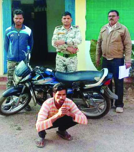 बाइक चोरी, ओडिशा का आरोपी बंदी बाइक चोरी, ओडिशा का आरोपी बंदी