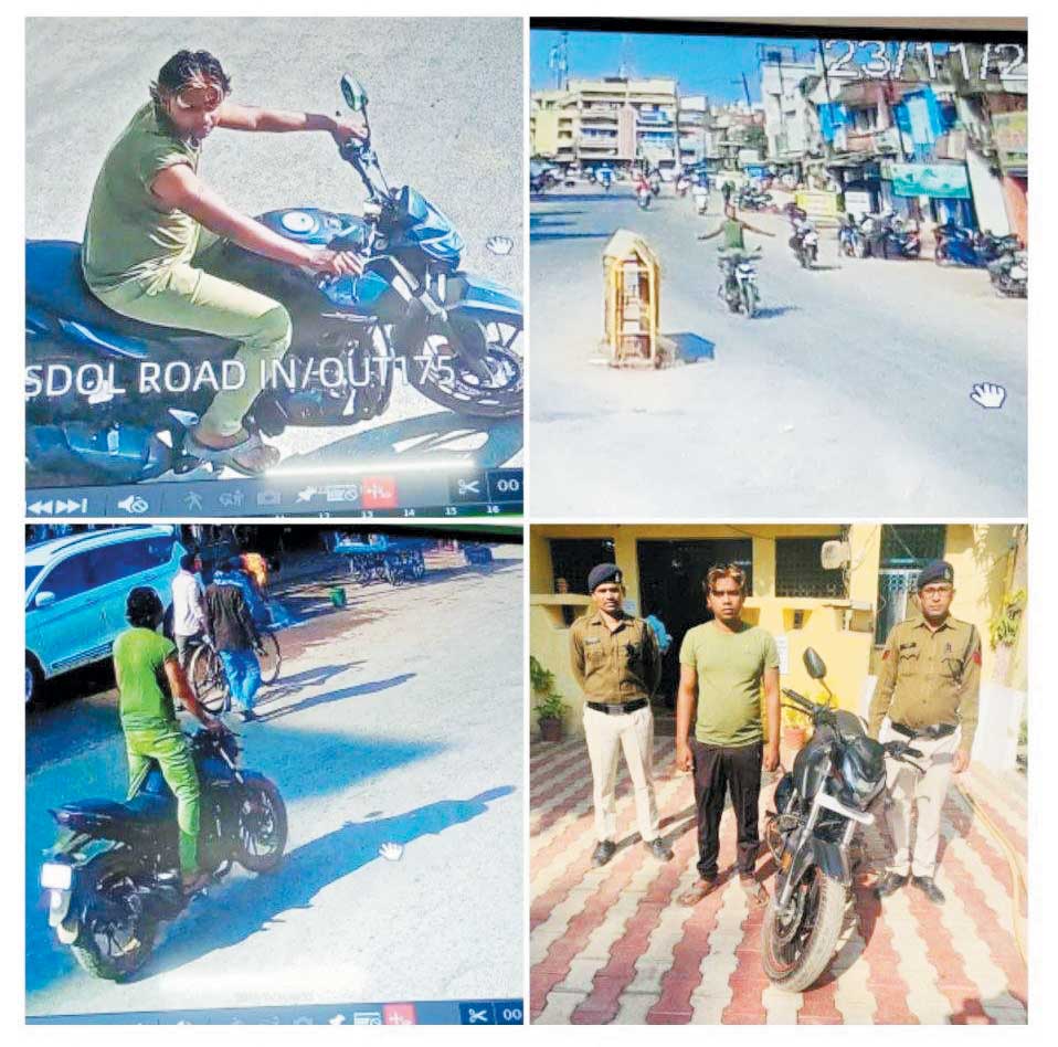 बाइक से चौक पर स्टंट, जुर्माना बाइक से चौक पर स्टंट, जुर्माना