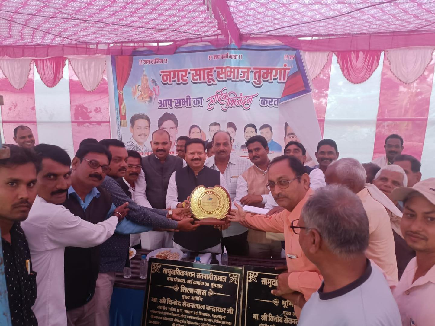 संसदीय सचिव ने किया 40 लाख  के विकास कार्यों का भूमिपूजन