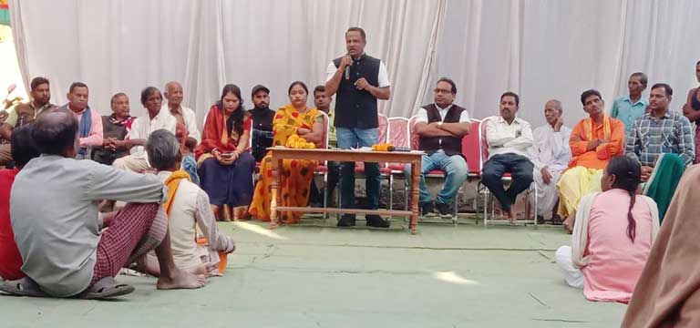 प्रधानमंत्री आवास मोर आवास मोर अधिकार पर भाजपा करेगी आंदोलन