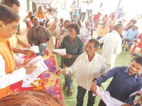 भाजपा सरकार बनी तो सभी को पीएम आवास 