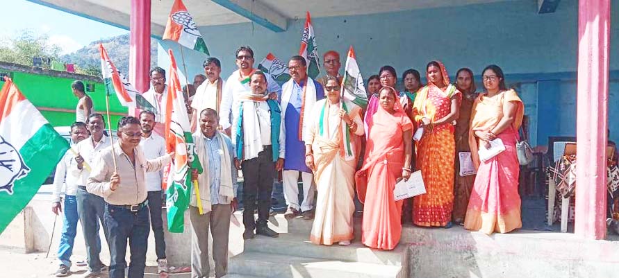 बेलरगांव में भी कांग्रेस की भारत जोड़ो पदयात्रा, सिहावा विधायक हुईं शामिल