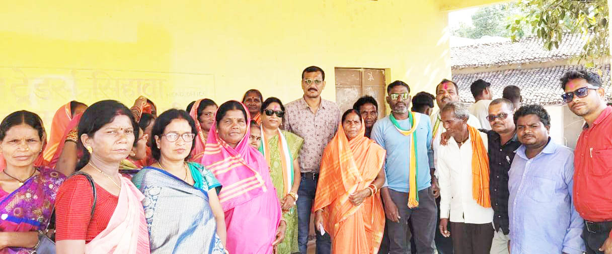 बिरनपुर से देवपुर तक कांग्रेस की भारत जोड़ो पदयात्रा निकली