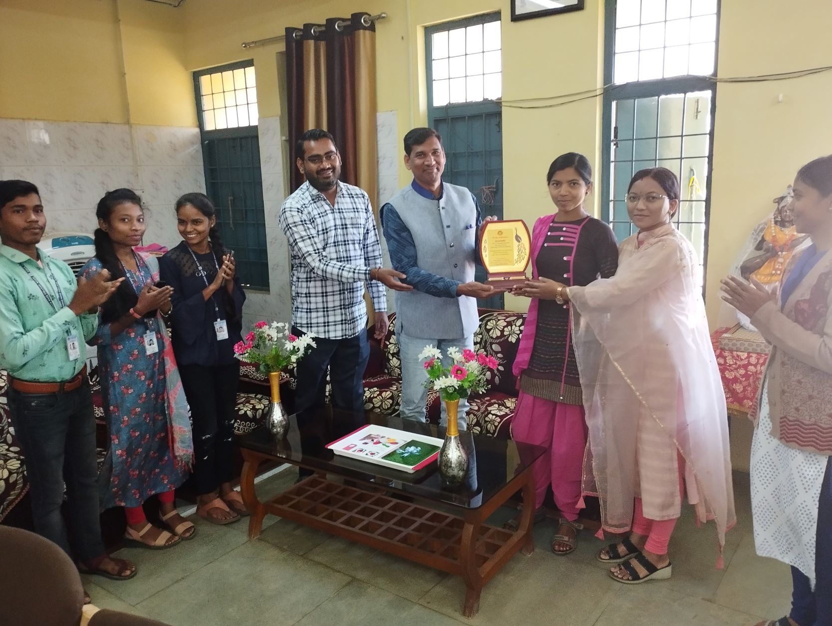 महाविद्यालय के वनस्पति विभाग की छात्रा का एसएससी में चयन