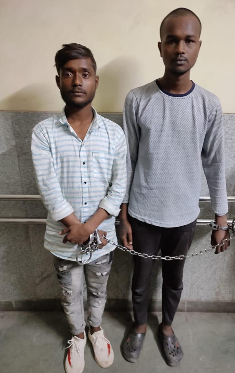 सब्जी मार्केट जोरा से चोरी की तीन बाईक के साथ 4 गिरफ्तार