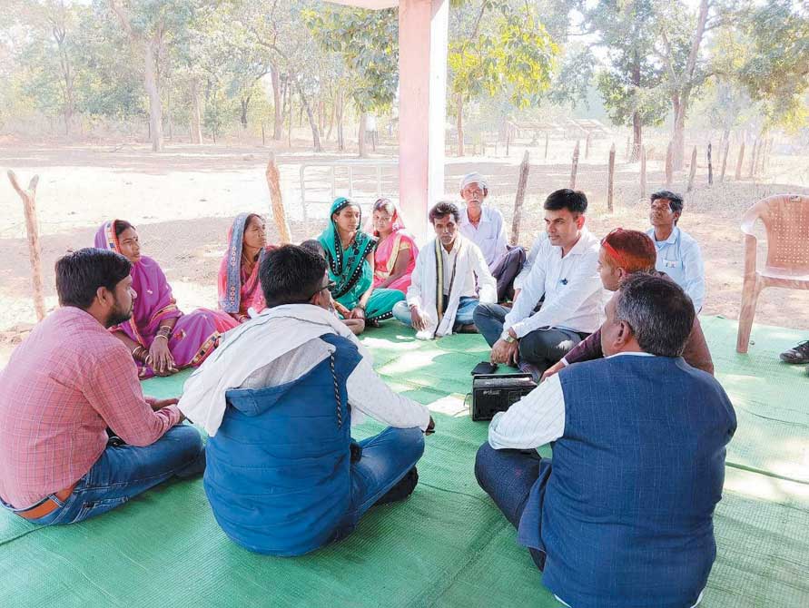 गौठान में मनाया छत्तीसगढ़ गौरव दिवस