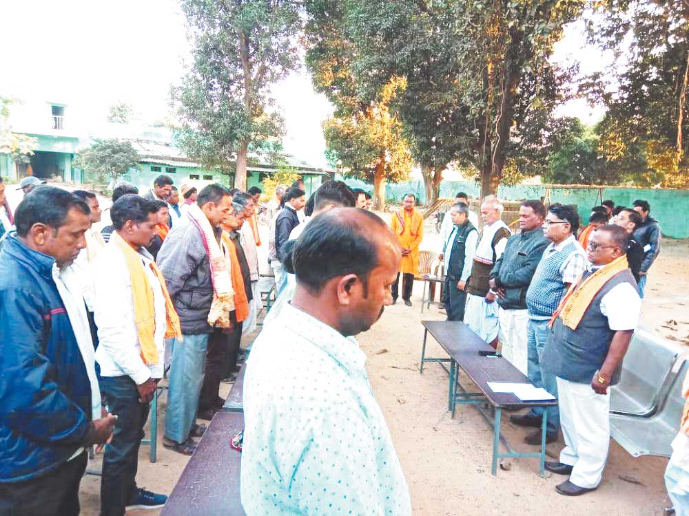 प्रधानमंत्री आवास के लिए आंदोलन की बनी रणनीति, भाजपा मंडल लैलूंगा की बैठक