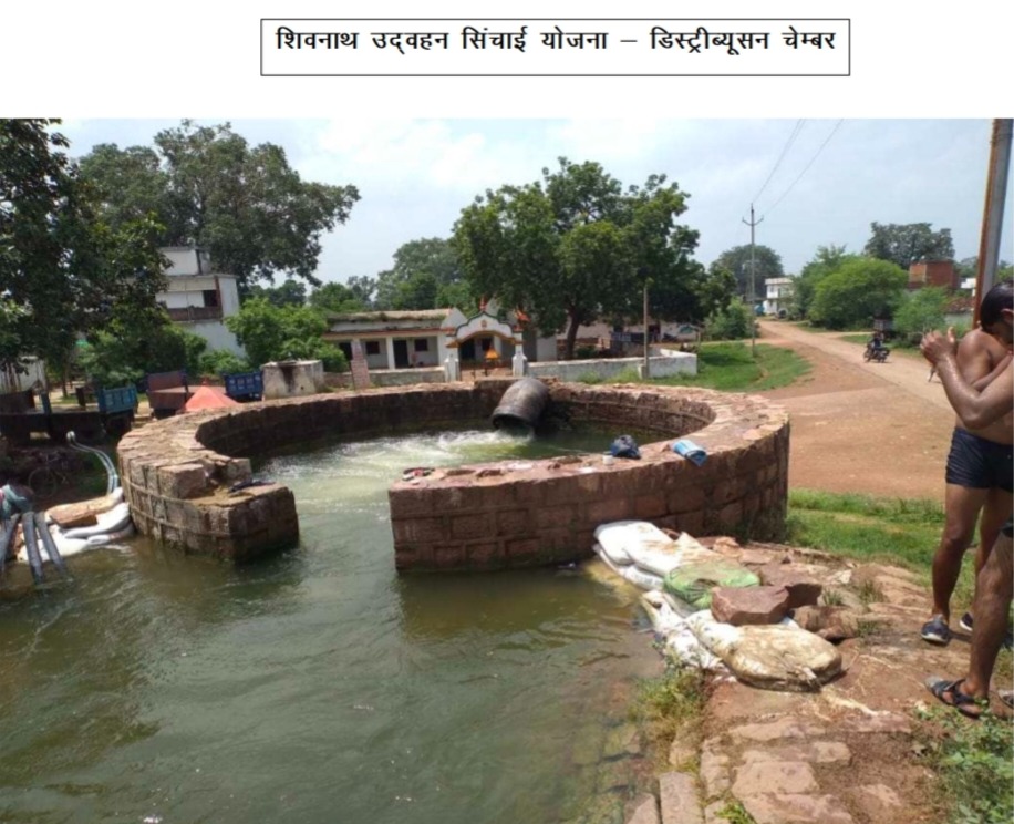 शिवनाथ सिंचाई योजना : 813 हेक्टेयर के लिए मिलेगा पानी  