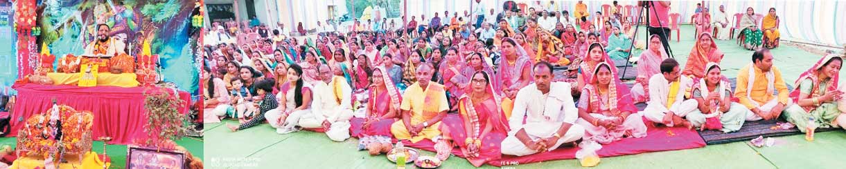 बरभाठा में बह रही श्रीमद् भागवत् महापुराण की गंगा बरभाठा में बह रही श्रीमद् भागवत् महापुराण की गंगा