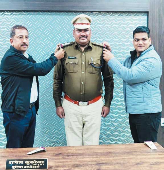 सरसींवा थाना प्रभारी यशवंत पदोन्नत