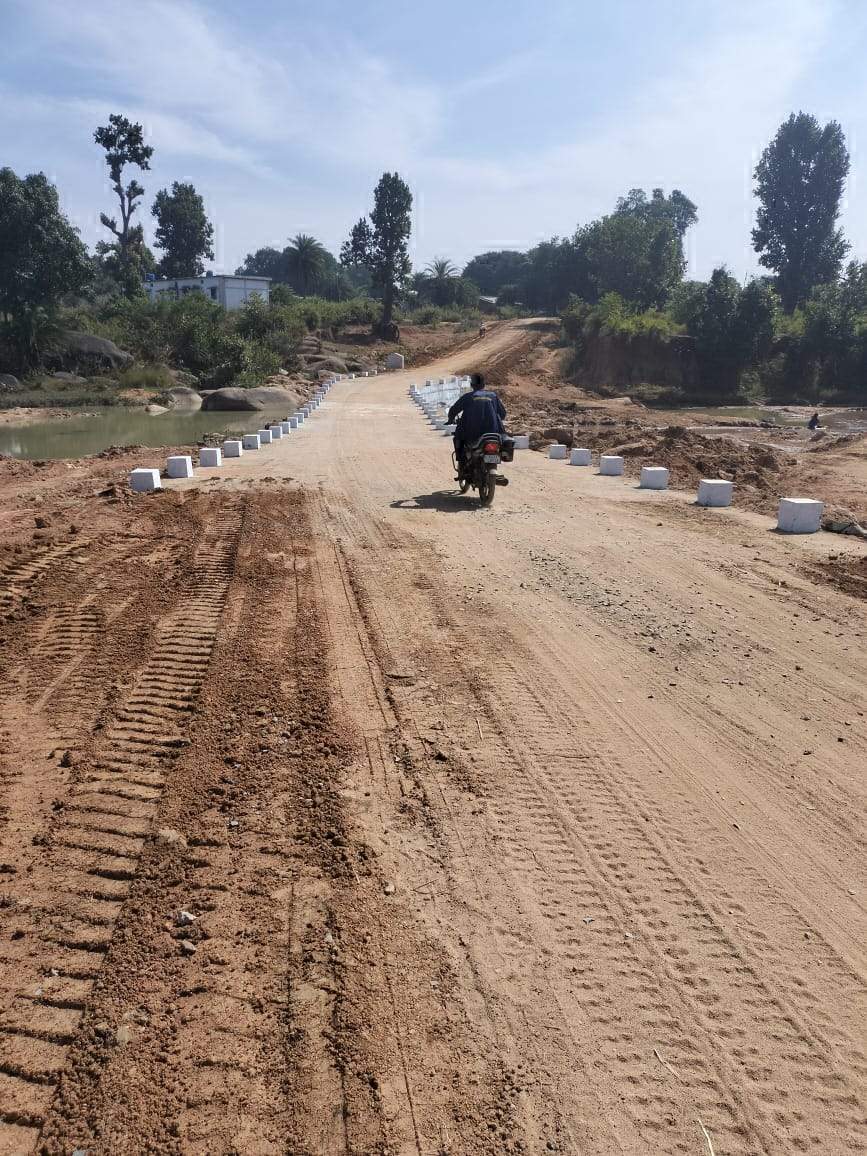पुलिया निर्माण से आवागमन में सुविधा
