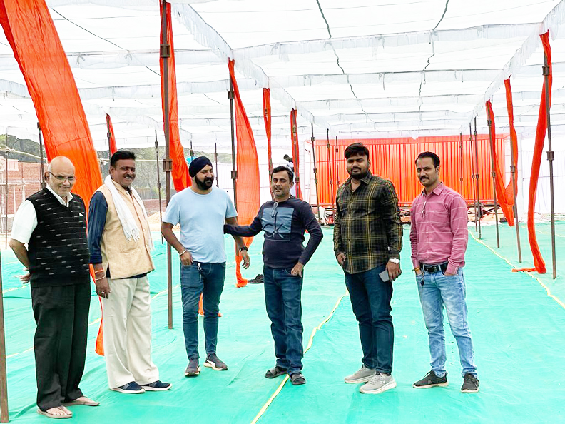 सम्मान समारोह की तैयारी को दिया गया अंतिम रूप