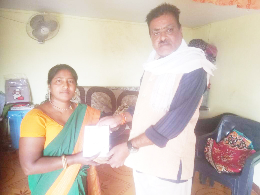 दिव्यांग बुधयांतीन ने कहा राजेश भाई का अपनापन करेगा हमें प्रोत्साहित