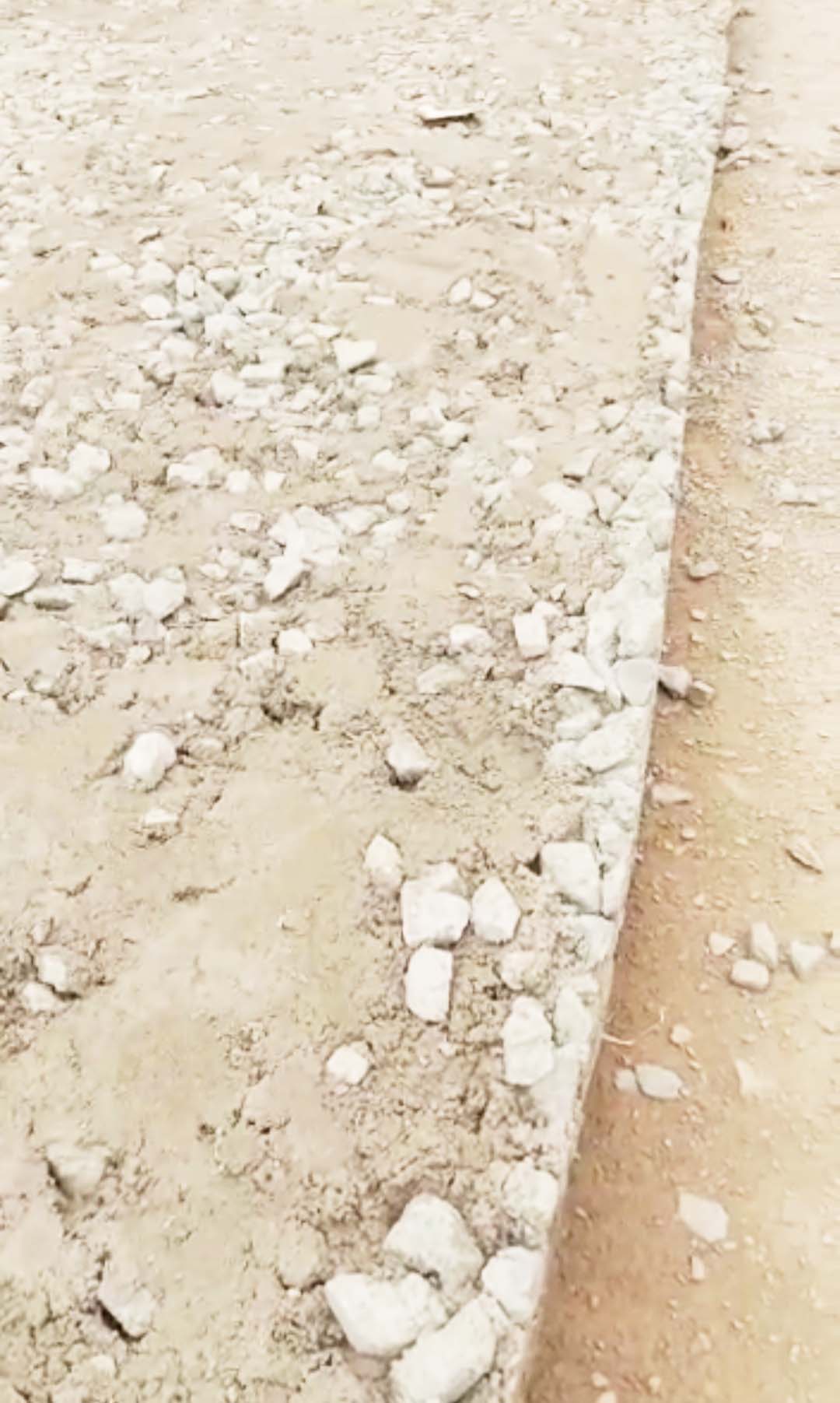 मरीन ड्राइव में सडक़ का हो रहा है घटिया निर्माण 