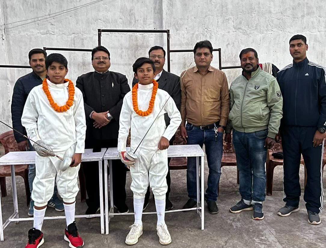 छत्तीसगढ़ सब जूनियर फैंसिग टीम में अर्थव-शौर्य शामिल