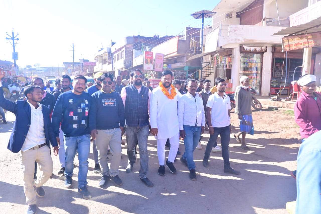 प्रदेश मंत्री बनने के बाद अंकुश का प्रथम नगर आगमन, भव्य स्वागत