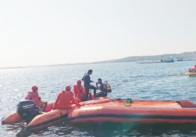 एनडीआरएफ ने झुमका में पर्यटकों को बचाने मॉकड्रिल