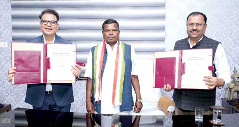 फोर्टिफाइड चावल-एथेनाल एवं पॉवर प्लांट लगाने दो एमओयू