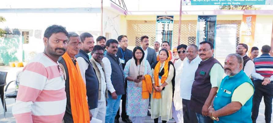 प्रभारी कलेक्टर का कर्णेश्वर ट्रस्ट ने किया स्वागत