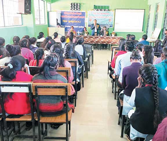 कॉलेज में कार्यशाला