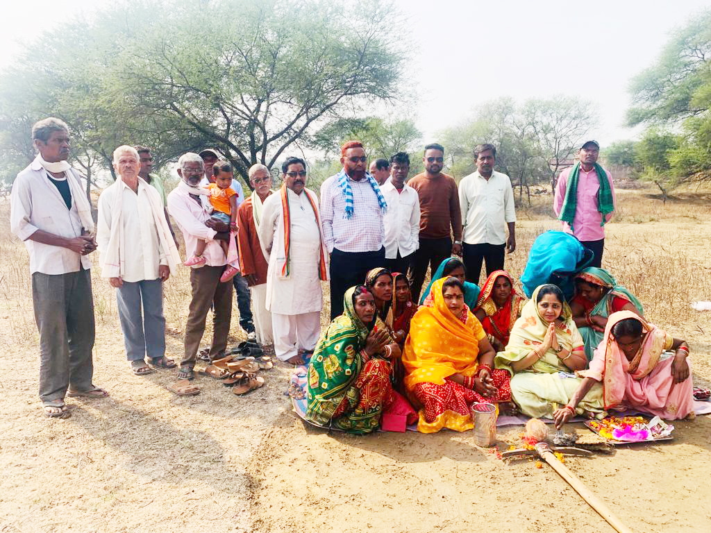 अमेठी व कानीडबरी में 1 करोड़ के विकास काम का हुआ भूमिपूजन व लोकार्पण