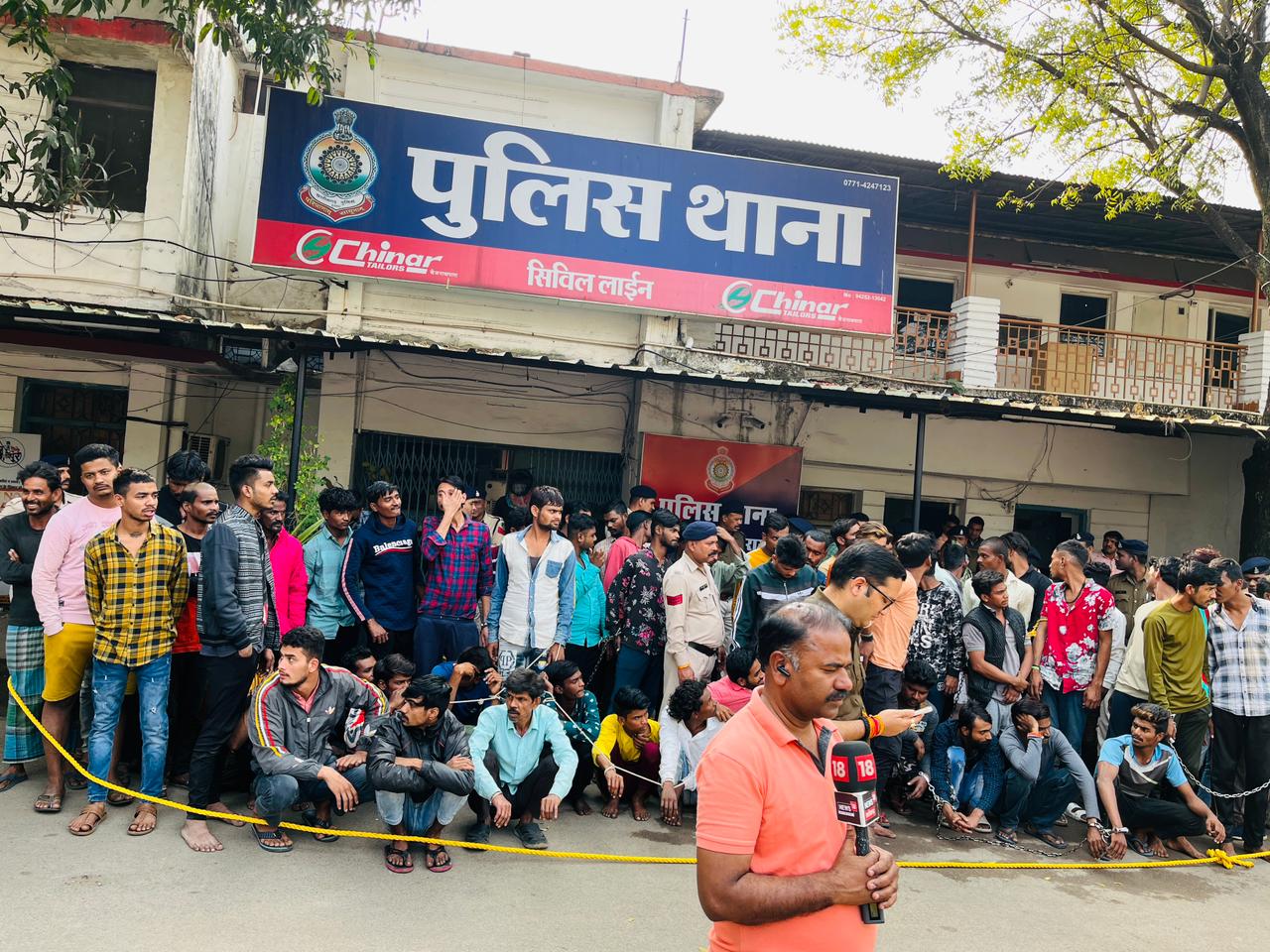 वर्षों बाद पुलिस का सुबह-सुबह धरपकड़ अभियान, 160 अंदर