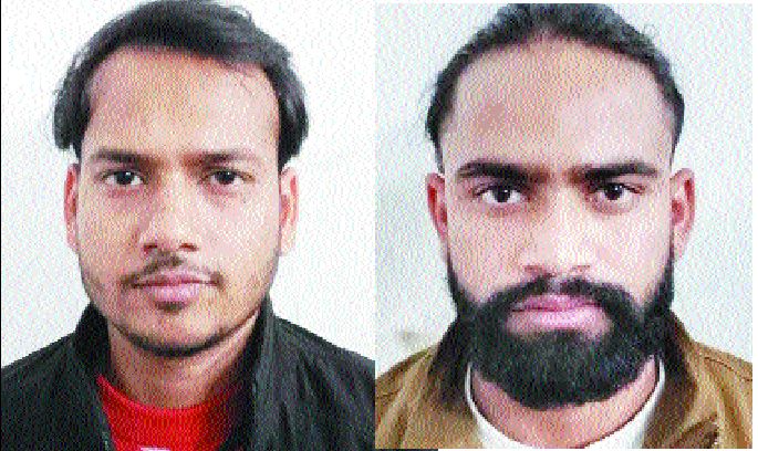 27.48, लाख ठगी, दो युवक दिल्ली से गिरफ्तार