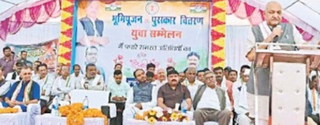 कृषि मंत्री ने किया विकास कार्यों का भूमिपूजन