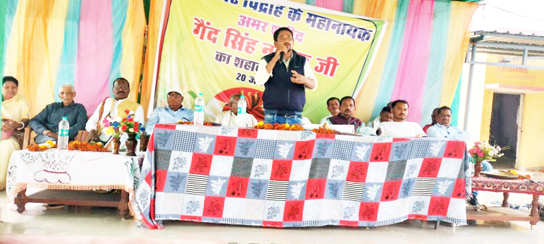 समाज के विकास में युवाओं की अहम भूमिका - मनोज साक्षी