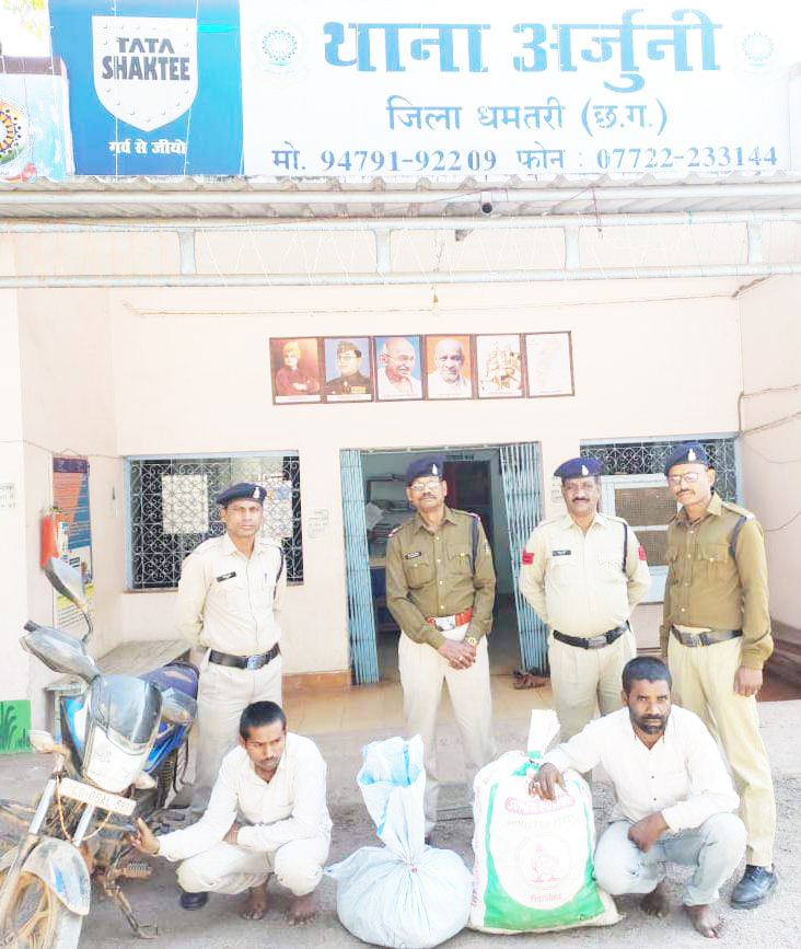 2 भाई शराब परिवहन करते गिरफ्तार