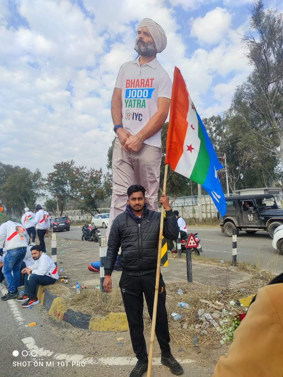 भारत जोड़ो अभियान में शामिल हुए एनएसयूआई जिलाध्यक्ष