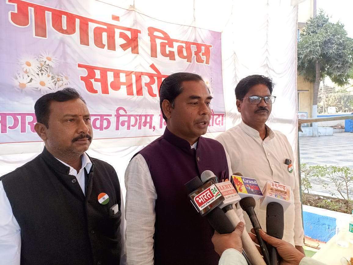 भिलाई-3 चरोदा नगर निगम में  हर्षोल्लास से मना गणतंत्र दिवस