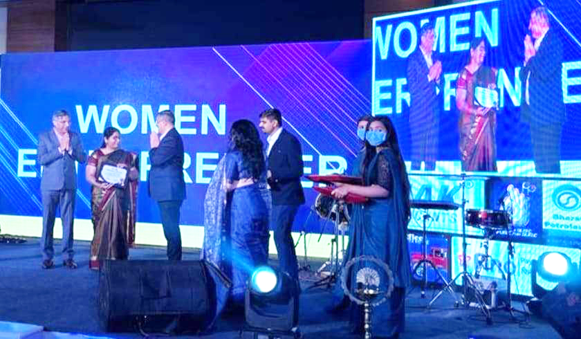 बचेली की नीलप्रभा को सर्वश्रेष्ठ महिला उद्यमी पुरस्कार