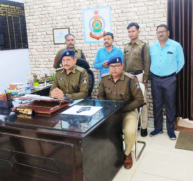 देसी पिस्टल के साथ संदिग्ध गिरफ्तार