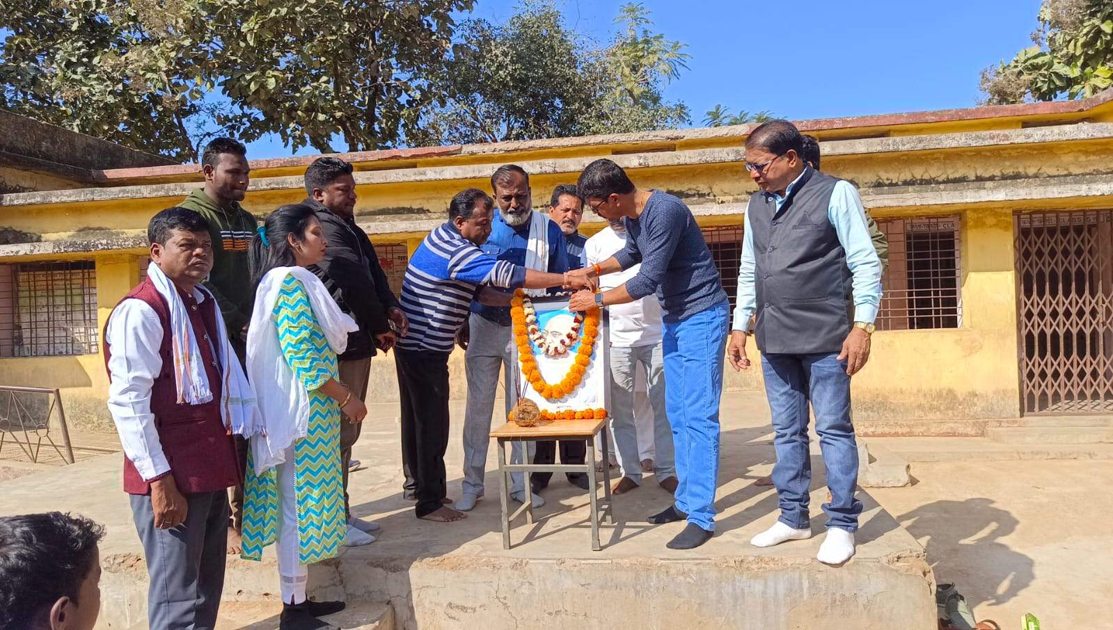गांधी को किया याद, दी श्रद्धांजलि गांधी को किया याद, दी श्रद्धांजलि