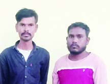 निर्माणाधीन मकान से 10 बंडल सरिया चुरा भागे चोर, सीसीटीही से पकड़ा