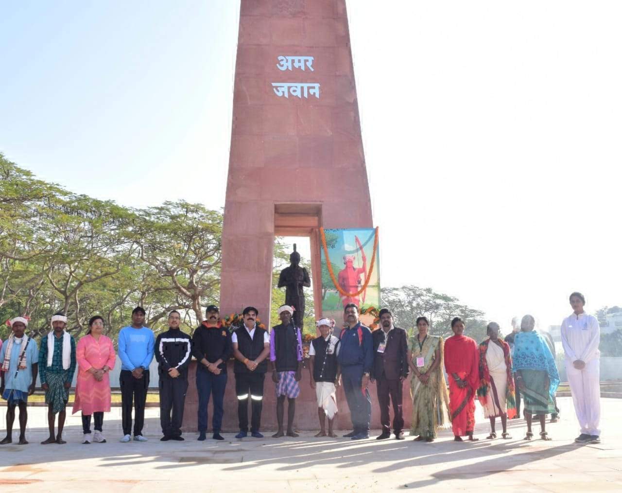 भूमकाल दिवस पर शहीद वीर गुण्डाधुर सहित जवानों को किया याद,  सद्भावना दौड़