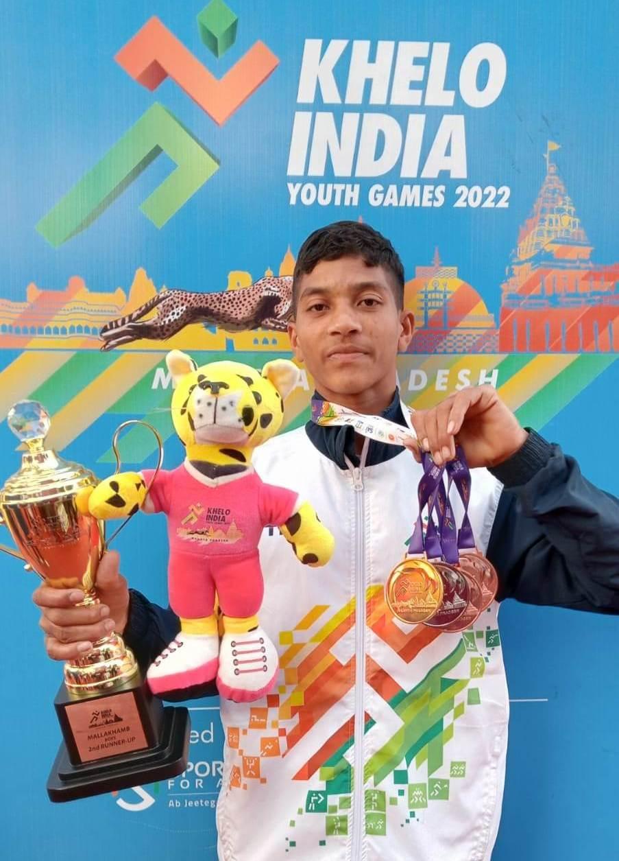 खेलो इंडिया यूथ गेम्स, छत्तीसगढ़ के मलखंब खिलाडिय़ों ने स्वर्ण, रजत व कांस्य पदक जीतकर राज्य का नाम किया रोशन