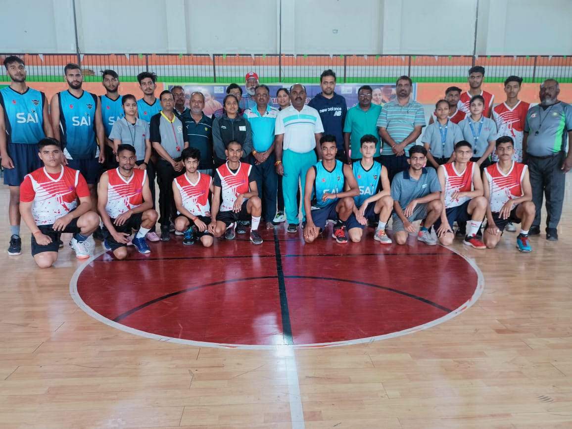 अभा अंतर सांई बास्केटबॉल स्पर्धा नांदगांव पहुंची सेफा में