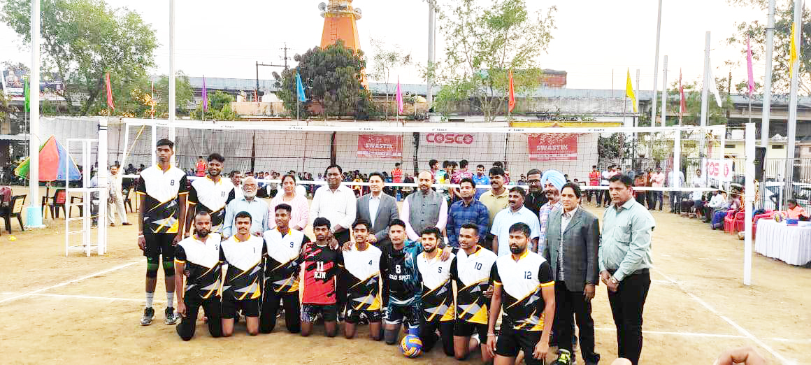 अभा शहीद कप वालीबॉल स्पर्धा का शुभारंभ