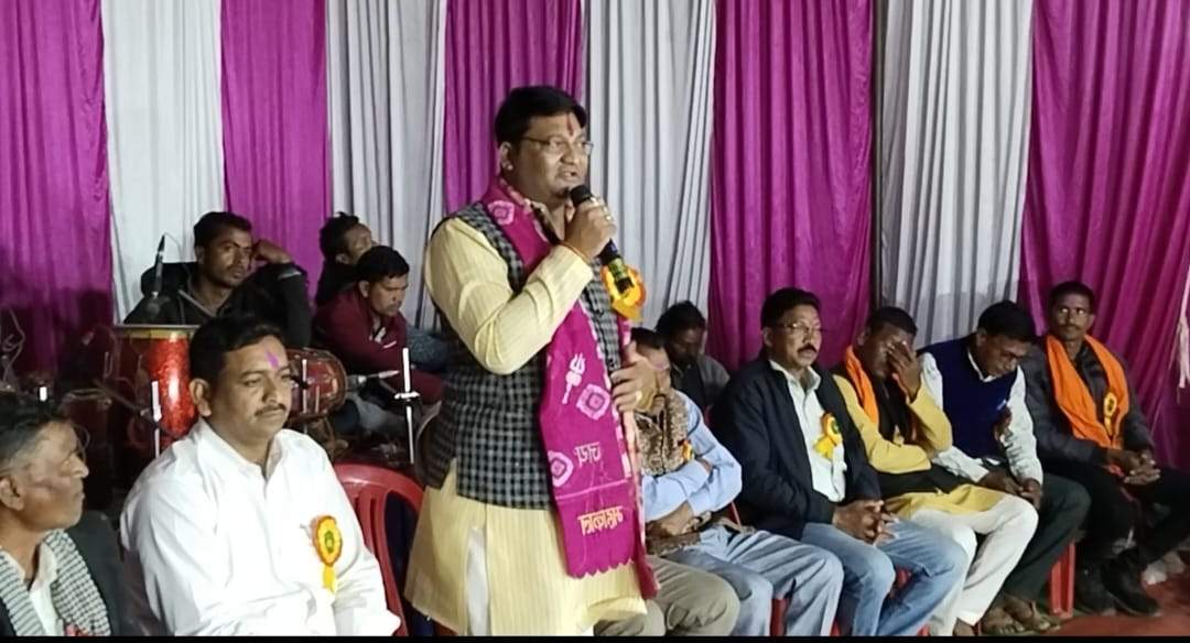 आयोजनों में शामिल हुए कांग्रेसी नेता सिन्हा