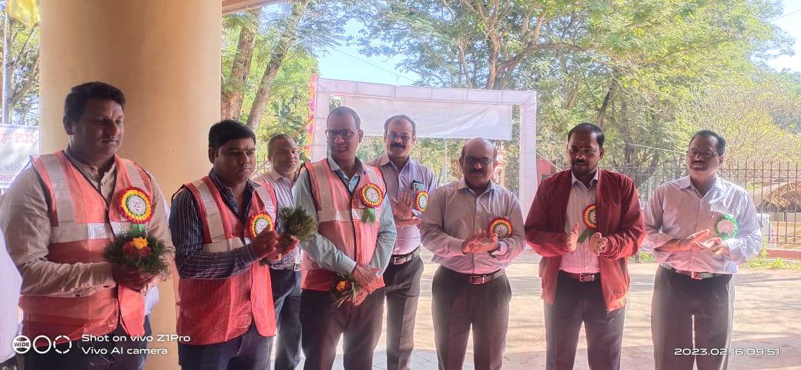 एनएमडीसी बचेली में वार्षिक खान सुरक्षा पखवाड़ा समारोह