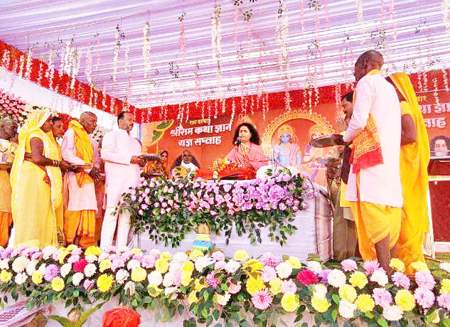 जहां श्रीराम कथा का गुणगान, वहां प्रभु खुद दर्शन देते हैं - इंद्रदेश्वरानंद 