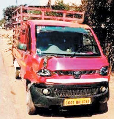पिकअप और बाइक में  भिड़ंत, एक की मौत