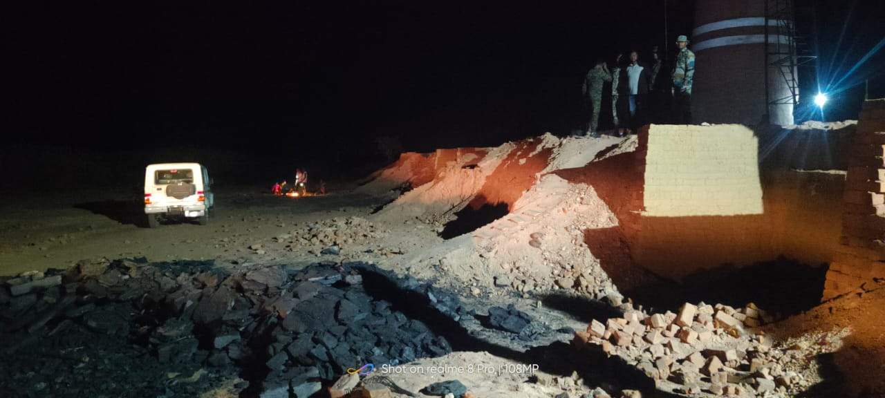 पुलिस की ईंट भट्ठों में दबिश, कई टन कोयला बरामद