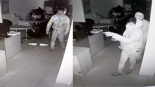 खिडक़ी के रास्ते केबिन में घुसा, काउंटर से 4 लाख पार